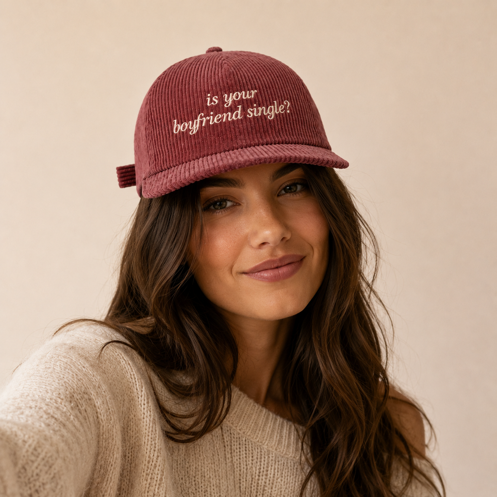 Is Your Boyfriend Single? — Embroidered Hat